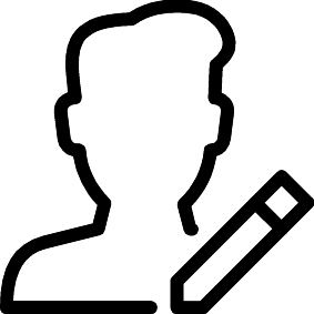 Schreibender Benutzer